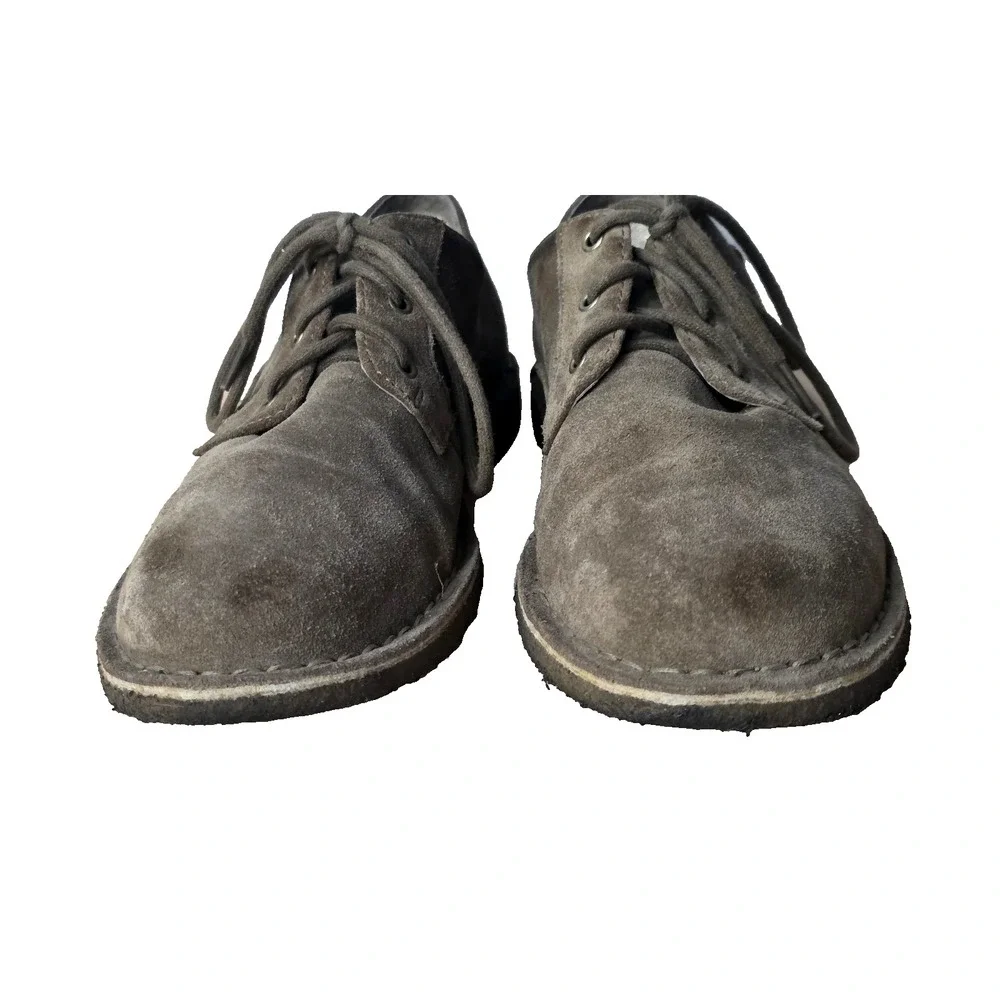 UGG TAN SUEDE OXFORD Dress SHOES Sheepskin Lining‎ Mens 10